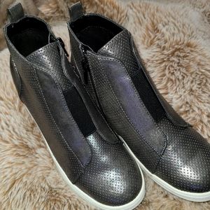 MIA BIG KID GIRL'S  HIGH TOP WEDGE SNEAKERS.